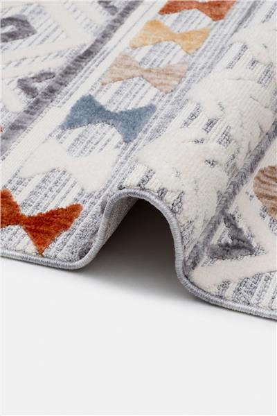 Renkli Bohem Dokulu Etnik İskandinav Halı