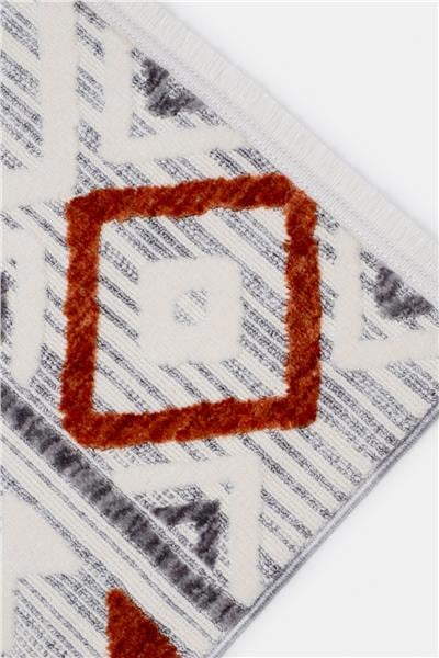 Renkli Bohem Dokulu Etnik İskandinav Halı