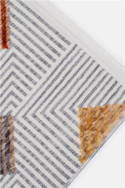 Renkli Parlak Tuşeli Antialerjik İskandinav Halı