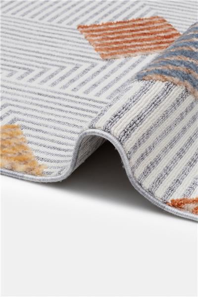 Renkli Parlak Tuşeli Antialerjik İskandinav Halı