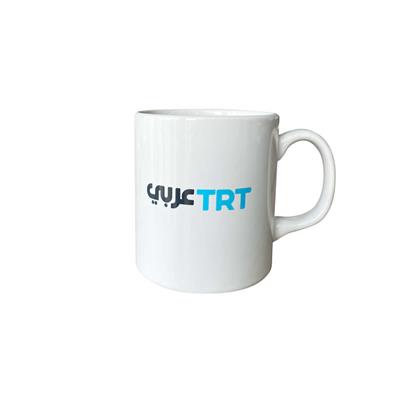TRT Arabi Logolu Beyaz Kupa