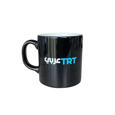 TRT Arabi Logolu Siyah Kupa