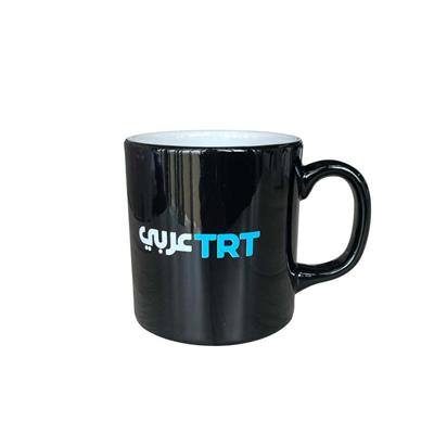 TRT Arabi Logolu Siyah Kupa
