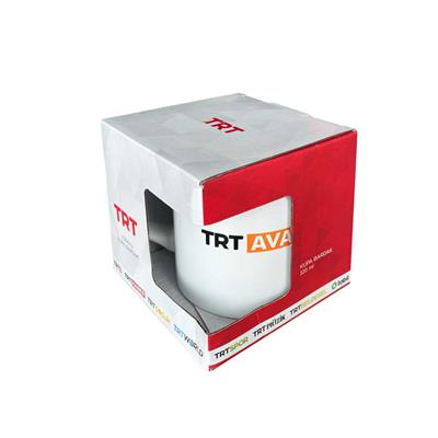 TRT Avaz Logolu Beyaz Kupa