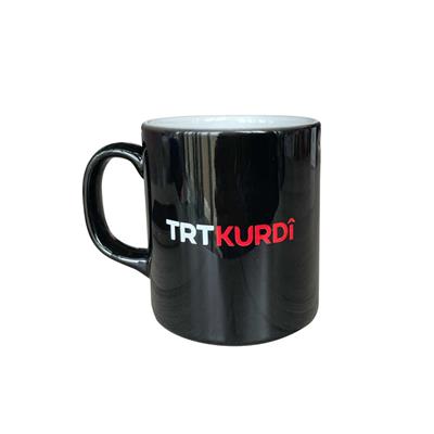TRT Kurdi Logolu Siyah Kupa