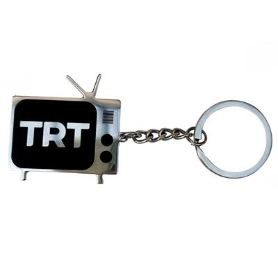 TRT Logolu Metal Anahtarlık