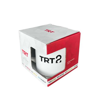 TRT2 Logolu Beyaz Kupa