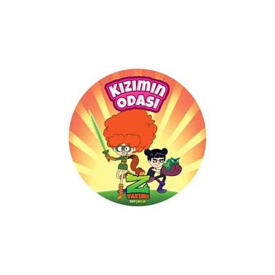 Z Takımı Kapı Sticker - Kız