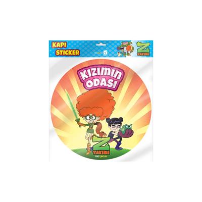 Z Takımı Kapı Sticker - Kız