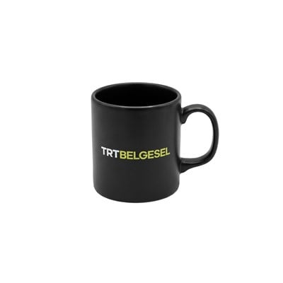 TRT Belgesel Logolu Siyah Kupa