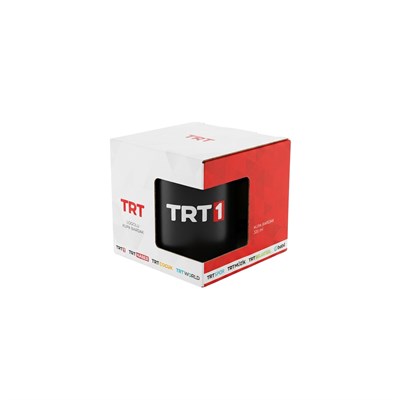 TRT1 Logolu Siyah Kupa