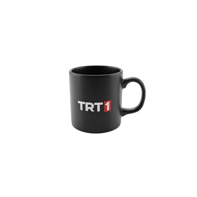 TRT1 Logolu Siyah Kupa