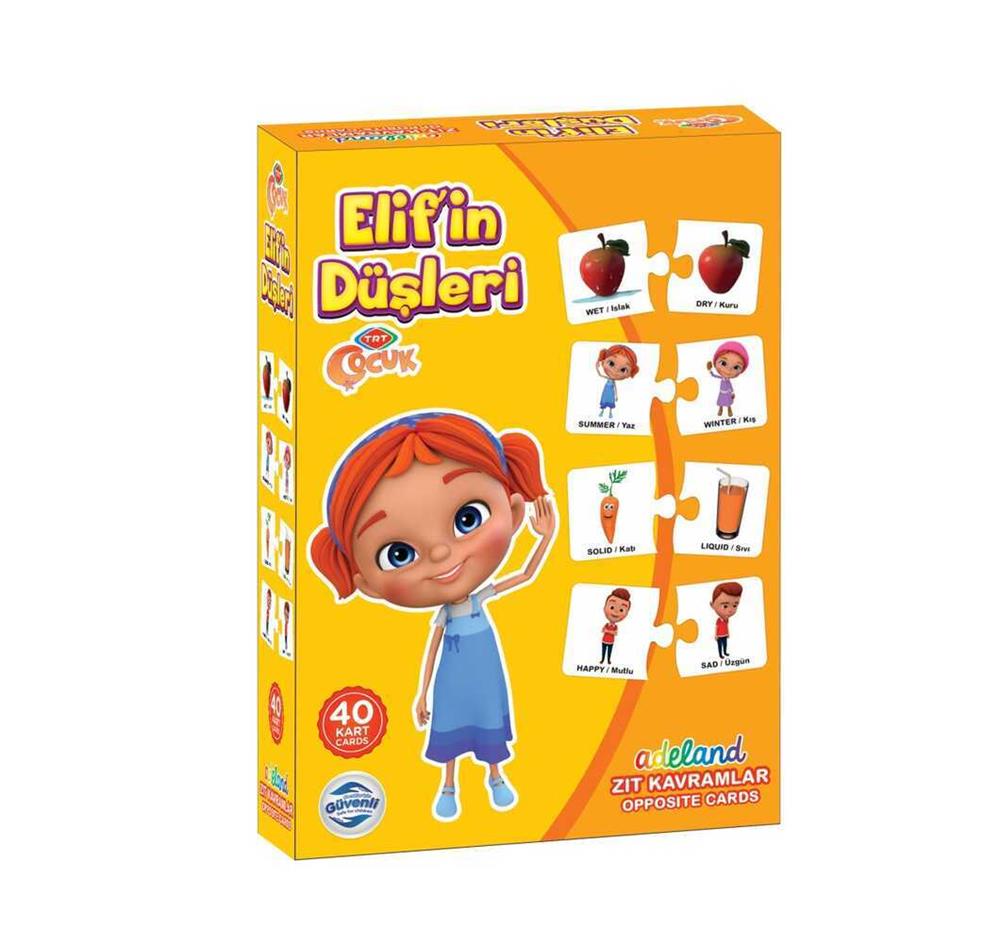 Elifin Düşleri İngilizce Zıt Kavramlar