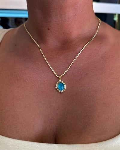 Aqua Aura Kolye