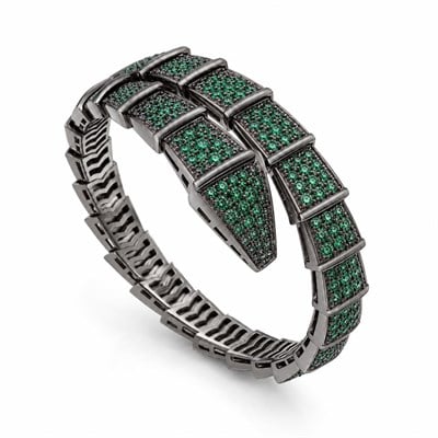 Serpentina Emerald Bileklik | Nesly Özel Koleksiyon