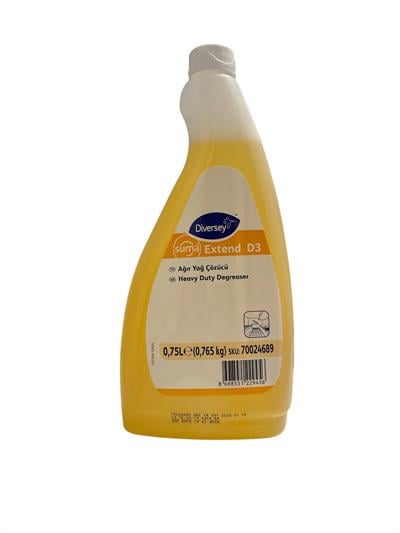 Diversey Suma Extend D3 Ağır Yağ Çözücü 0,75 L