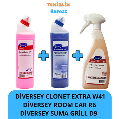 Diversey Suma Izgara D9 750 ml + R6 750 ml + W41 750 ml