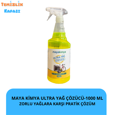 Maya Kimya Ultra Yağ Çözücü - 1000 ml Zorlu Yağlara Karşı Çok Amaçlı Pratik Çözüm