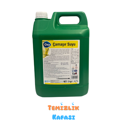 Oxy Çamaşır Suyu 5 kg / 4,7 L – Endüstriyel Güçte Hijyenik Temizlik