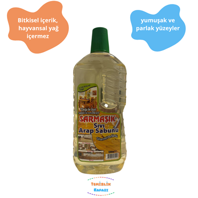 Sarmaşık Sıvı Arap Sabunu – Gliserinli & Parfümlü (1000 ml)