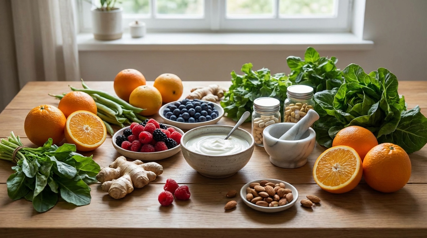 Bağışıklık sistemi,C vitamini,D vitamini,Çinko,Bağışıklık güçlendirme