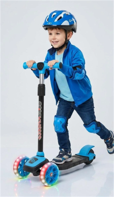 Cool Wheels Led Işıklı 3 Tekerlekli Yükseklik Ayarlı Twist Scooter Pembe