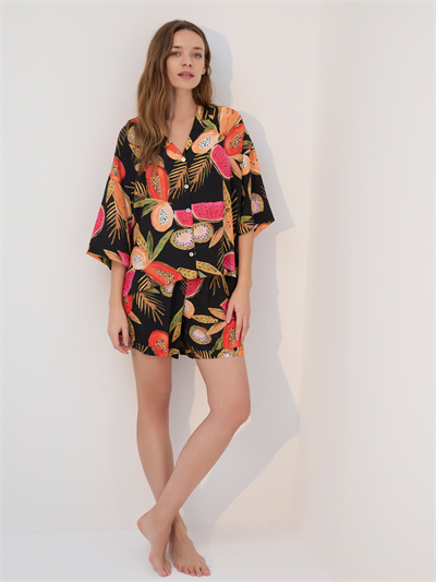 Melon 2'li Şort Takım Ev Giyim Seti 