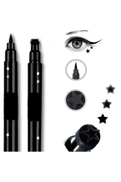 Çift Taraflı Yıldız Desenli Kalem Eyeliner