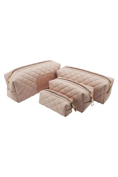 Elite Makyaj Çantası 4 Lü Set B Desen