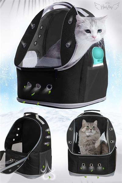 13 Hava Kanallı Büyük Boy Kedi Çantası 8 Kg Taşıma Kapasiteli 42x25x33 Cm Kedi Taşıma Çantası