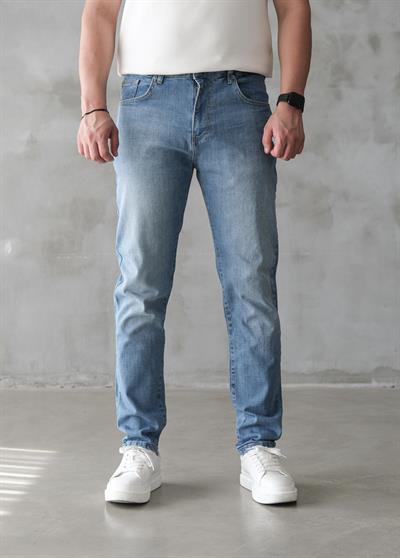 Buz Mavi Slim Fit Kot Pantolon