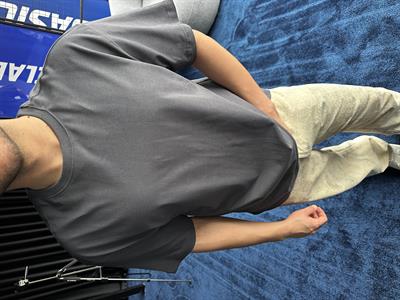 Füme Bisiklet Yaka Oversize T-Shirt