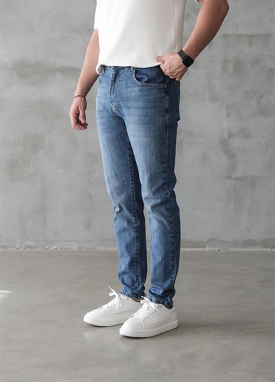 Slim Fit Mavi Pantolon