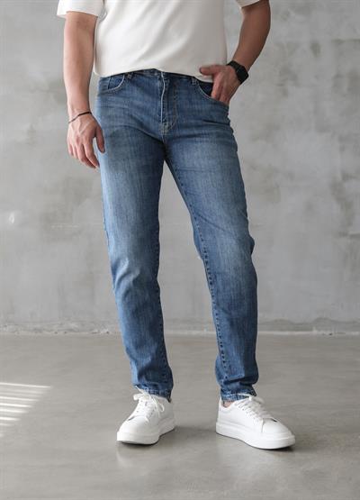 Slim Fit Mavi Pantolon