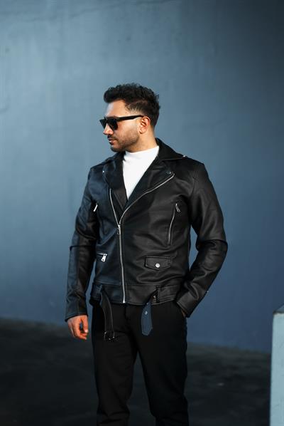 SUNİ DERİ BIKER CEKET