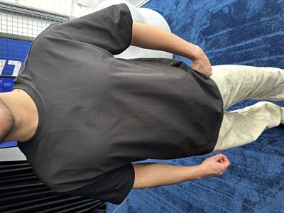 Siyah Bisiklet Yaka Oversize T-Shirt