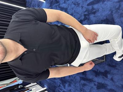 Siyah Polo Yaka Düğmeli Kısa Kol T-Shirt