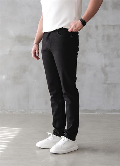 Siyah Slim Fit Kot Pantolon