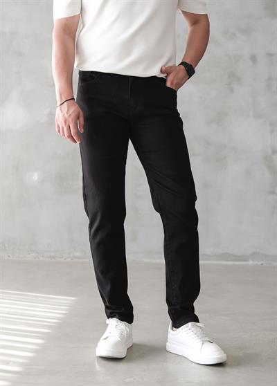 Siyah Slim Fit Kot Pantolon