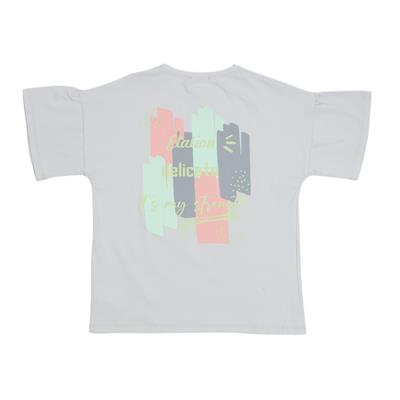 Kız Del Senor Badi Tişört Açık Gri 9-12 Yaş 