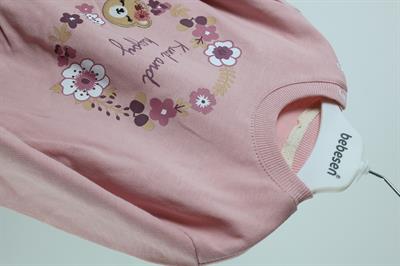 Bear Flowers Kız Bebek Takım