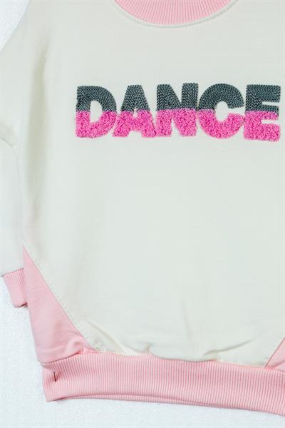 Dance Nakışlı Kız Bebek İkili Takım - 6-18 Ay - Pembe