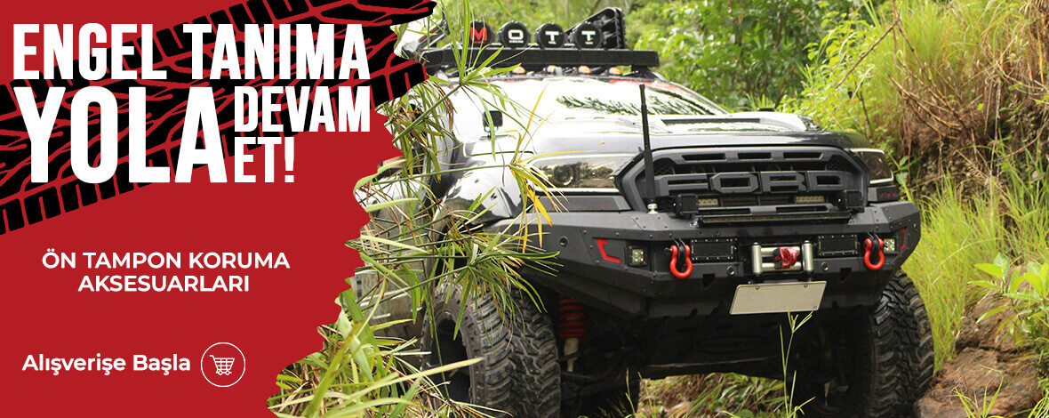 Zorlu arazide Ford Ranger ön tampon koruma aksesuarı – Berka4x4 off-road ekipmanları
