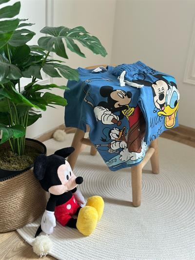 Balıkçı Mickey Şortlu Takım