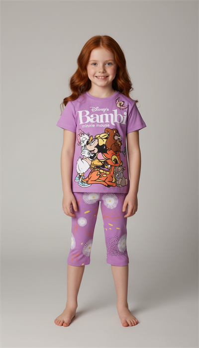 Bambi And Minnie Şortlu Takım