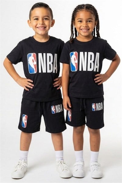 Basketbol Logolu Şortlu Takım