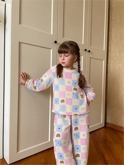 Bear Detaylı Pijama Takımı