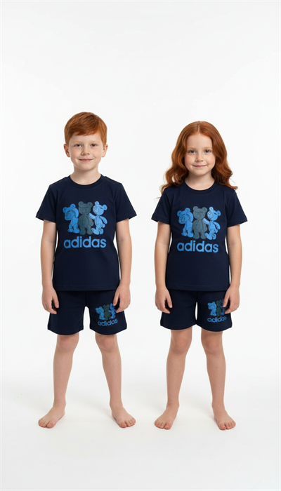 Bears Spor Logo Yazılı Şortlu Takım