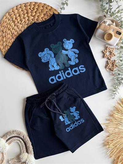 Bears Spor Logo Yazılı Şortlu Takım