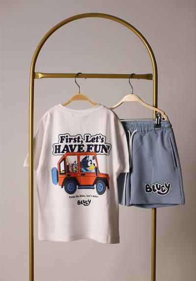 Bluey Extra Fun Şortlu Takım